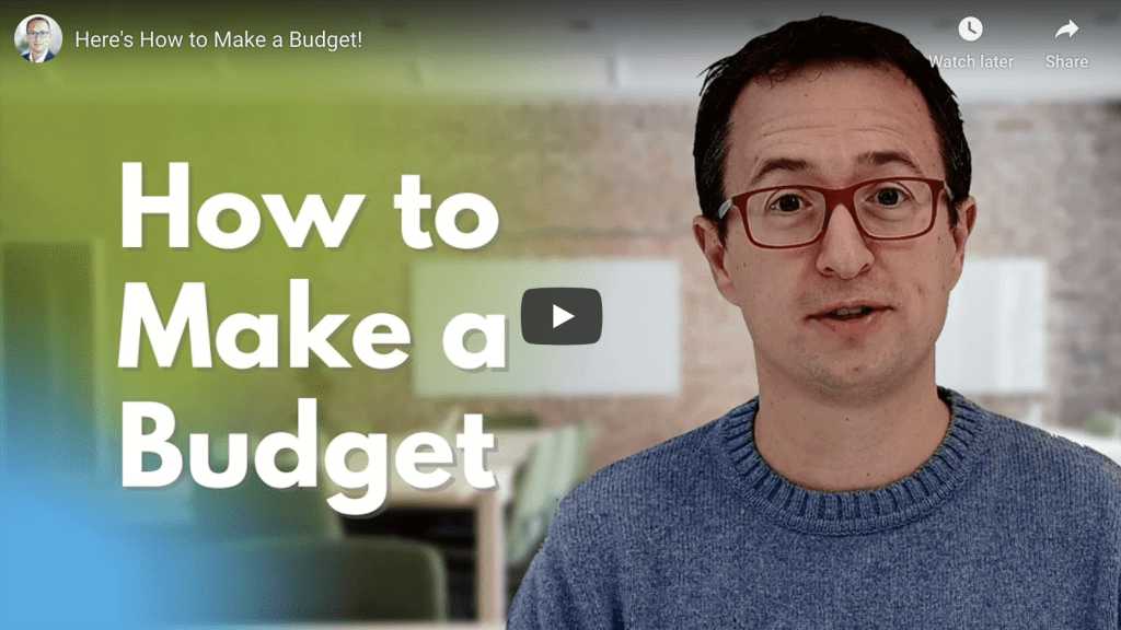 How to make a budget - the video