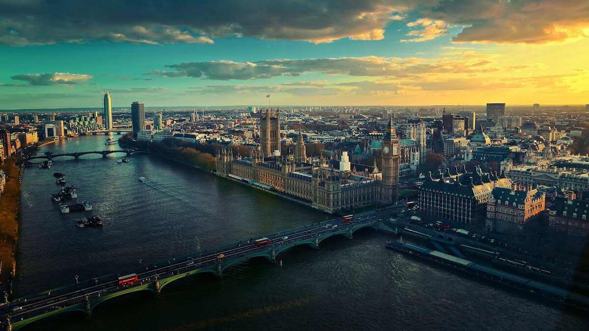 london from above
