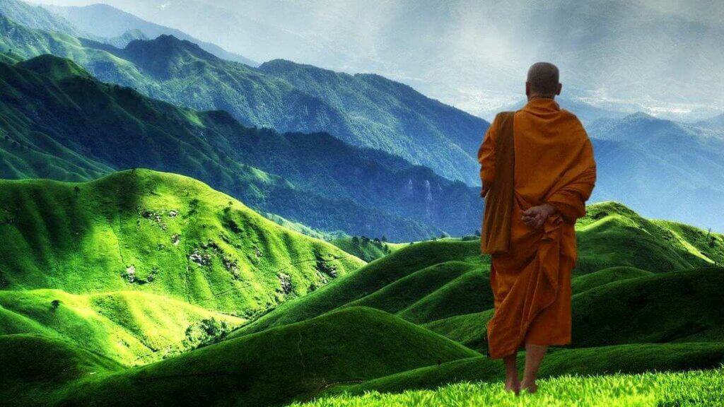 a buddhist monk