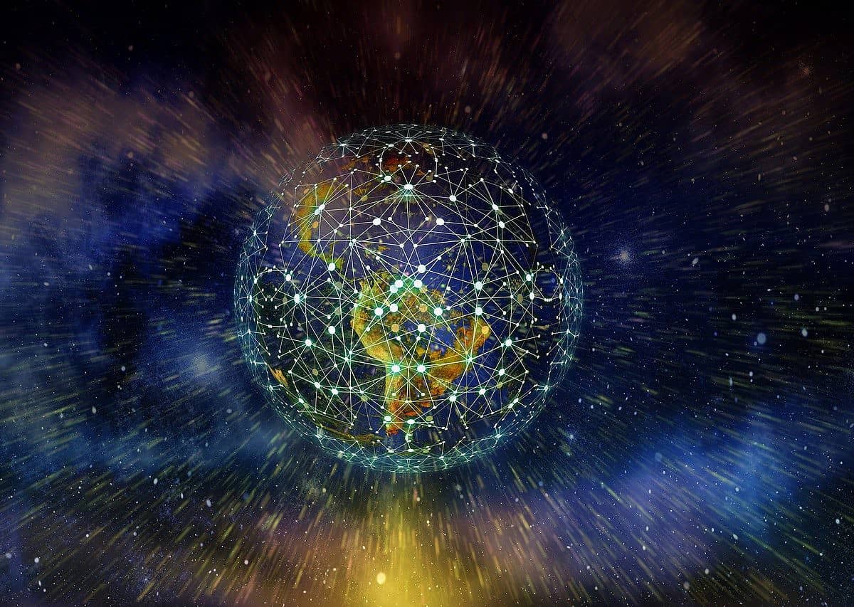 earth, network, blockchain